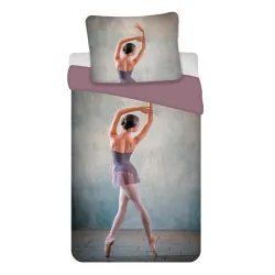 Set biancheria da letto Ballerina 140x200 cm, 60x63 cm