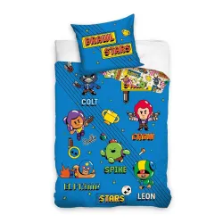 Copripiumino Brawl Stars Heroes 140x200 cm, 70x90 cm