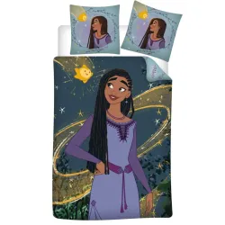 Copripiumino Disney Wish Serenity 140x200 cm, 65x65 cm