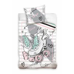 Set biancheria da letto per pattini a rotelle 140x200 cm, 70x90 cm