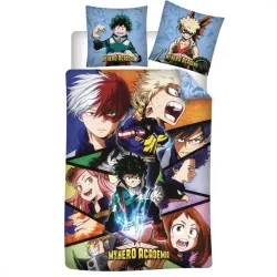 Copripiumino My Hero Academia Deku's Strength 140x200 cm, 63x63 cm microfibra