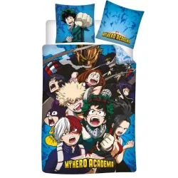Copripiumino My Hero Academia Unleashed 140x200 cm, 65x65 cm