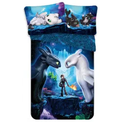 Copripiumino How To Train Your Dragon Cave 140x200 cm, 70x90 cm