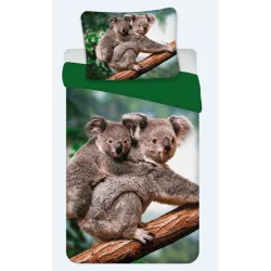 Set biancheria da letto Koala 135x200 cm, 80x80 cm