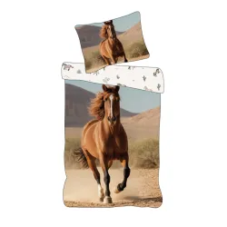 Copripiumino Cavalli Mustang 140x200 cm, 70x90 cm