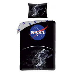 Set biancheria da letto Nasa Astronauta 140x200 cm, 70x90 cm