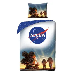 Set biancheria da letto Nasa Rocket 140x200 cm, 70x90 cm