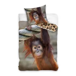 Copripiumino Orangutan Tiny Swinger 140x200 cm, 70x90 cm