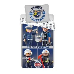 Set biancheria da letto Playmobil Heroes 140x200 cm, 70x90 cm