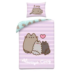 Set biancheria da letto Pusheen Always Cozy 140×200 cm, 70×90 cm microfibra