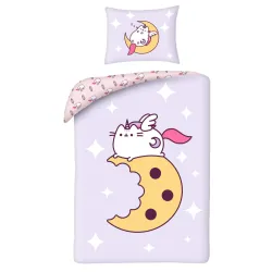 Copripiumino Pusheen Moon 140×200 cm, 70×90 cm microfibra