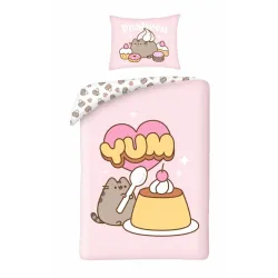 Copripiumino Pusheen Yum 140x200 cm, 70x90 cm