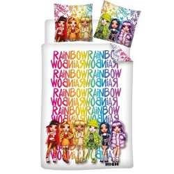 Set biancheria da letto Rainbow High Magic 140x200 cm, 65x65 cm