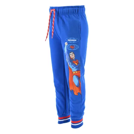 Pantaloni lunghi per bambini Superman Blue Hero, pantaloni da jogging 4 - 10 anni / 104 - 140 cm