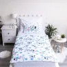 Set biancheria da letto per bambini Disney La Carica dei 101 Dalmati a pois blu 100x135 cm, 40x60 cm
