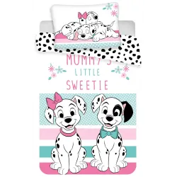 Set biancheria da letto per bambini Disney La Carica dei 101 cm 100x135 cm, 40x60 cm