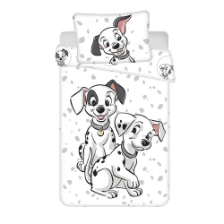 Set biancheria da letto per bambini Disney La Carica dei 101 cm 100x135 cm, 40x60 cm