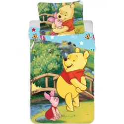 Disney Winnie the Pooh Bridge Set biancheria da letto per bambini 90x140 cm, 40x55 cm