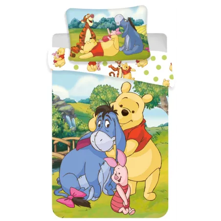 Disney Winnie the Pooh Bosco dei Cento Acri Biancheria da letto per bambini 100x135 cm, 40x60 cm