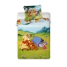 Disney Winnie the Pooh Sunny Meadow per bambini, set biancheria da letto per bambini 100x135 cm, 40x60 cm