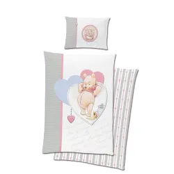 Copripiumino Disney Winnie the Pooh Vintage per bambini asilo 100x135 cm, 40x60 cm