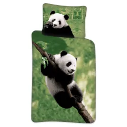 Copripiumino per bambini Panda 100x140 cm, 40x45 cm