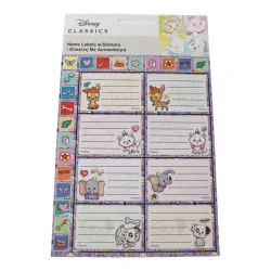 Etichetta per quaderno Disney Classics Babies con adesivo, confezione da 16