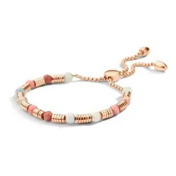 Bracciale con perline color oro rosa Victoria