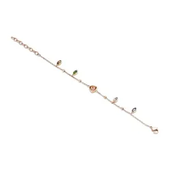 Bracciale Victoria Rose con gemme color oro