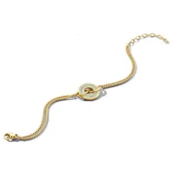 Bracciale Victoria Color Oro con Pietre Colorate