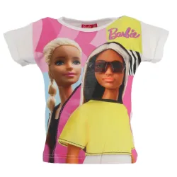 Barbie Icon T-shirt corta bianca per bambini, top 5 anni