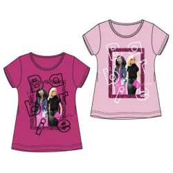 Maglia a maniche corte per bambini Barbie Style, top 4-10 anni