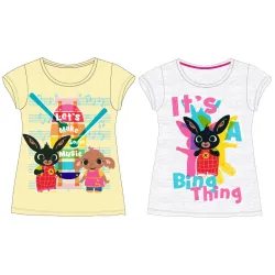 T-shirt corta per bambini Bing Music, altezza 92-116 cm