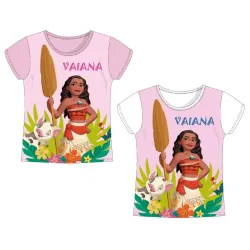 Maglietta corta per bambini Disney Vaiana Adventure, top 2-6 anni