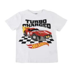 Maglietta corta per bambini Hot Wheels Turbo, altezza 6 anni / 116 cm
