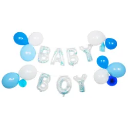 Palloncino foil Baby Baby Boy Boy, set di palloncini