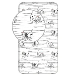 Disney La Carica dei 101 lenzuolo con angoli Lucky Stripe 90x200 cm