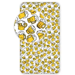 Birra Birra, lenzuolo con angoli 90x200 cm