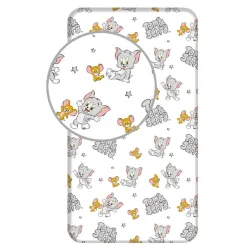 Lenzuolo con angoli Tom e Jerry Stars 90x200 cm