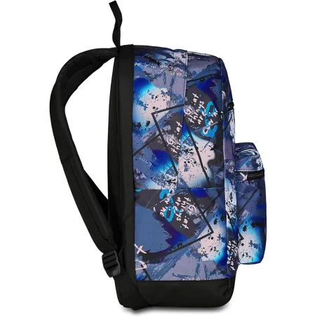 Seven Zaino Scuola Reversible con Cuffie Wireless, Grigio Blu, Reversibile, 29 L,