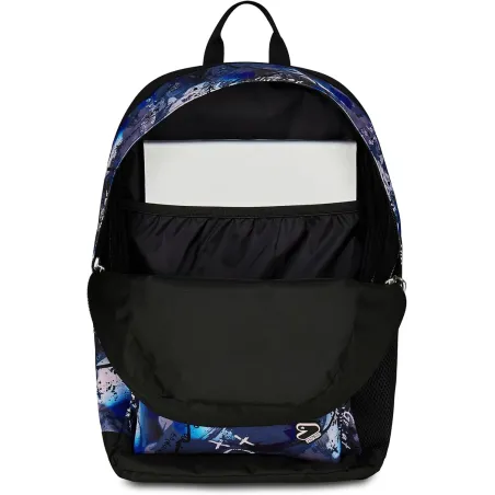Seven Zaino Scuola Reversible con Cuffie Wireless, Grigio Blu, Reversibile, 29 L,