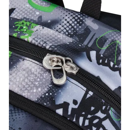 Seven Zaino Scuola Pro XXL Reversibile Detach, Grigio, Zaino Doppio Scomparto, Tasca Porta PC e Tasca Porta Borraccia
