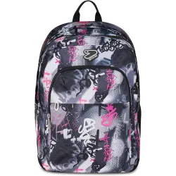 Seven Zaino Scuola Pro XXL Reversibile Detach, Grigio, Zaino Doppio Scomparto, Tasca Porta PC e Tasca Porta Borraccia