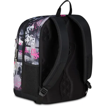 Seven Zaino Scuola Pro XXL Reversibile Detach, Grigio, Zaino Doppio Scomparto, Tasca Porta PC e Tasca Porta Borraccia