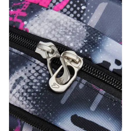 Seven Zaino Scuola Pro XXL Reversibile Detach, Grigio, Zaino Doppio Scomparto, Tasca Porta PC e Tasca Porta Borraccia