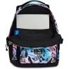 Mitama Zaino Scuola BDBF FLOWER BREEZE, Celeste, Zaino Triplo Scomparto, Tasca Porta Borraccia, Porta USB Integrata