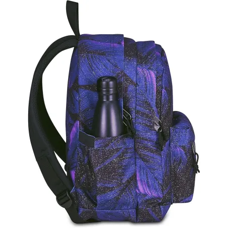 Invicta Zaino Scuola Lab Fantasy Shine, Viola, Doppio Scomparto Con Tasca per PC e Tasca per Borraccia