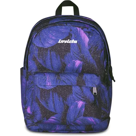 Invicta Zaino Scuola Lab Fantasy Shine, Viola, Doppio Scomparto Con Tasca per PC e Tasca per Borraccia