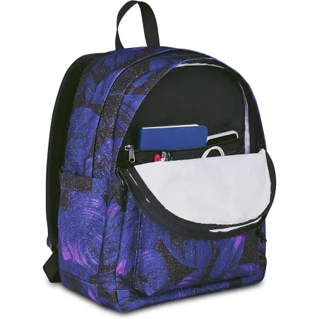 Invicta Zaino Scuola Lab Fantasy Shine, Viola, Doppio Scomparto Con Tasca per PC e Tasca per Borraccia