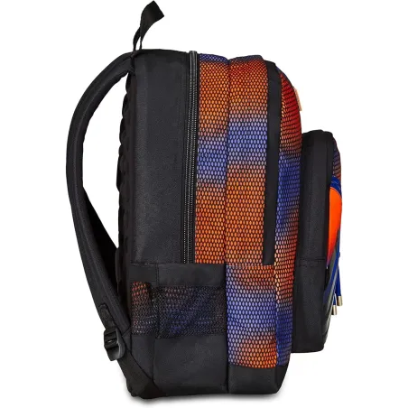 Seven Zaino Scuola Freethink, Blu, Shadefull Boy, Zaino Doppio Scomparto, Tasca Porta PC o Tablet e Tasca Porta Borraccia